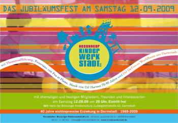 Das Jubiläumsfest am Samstag 12.09.2009